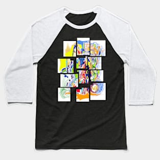 Related Separated Transparent Baseball T-Shirt